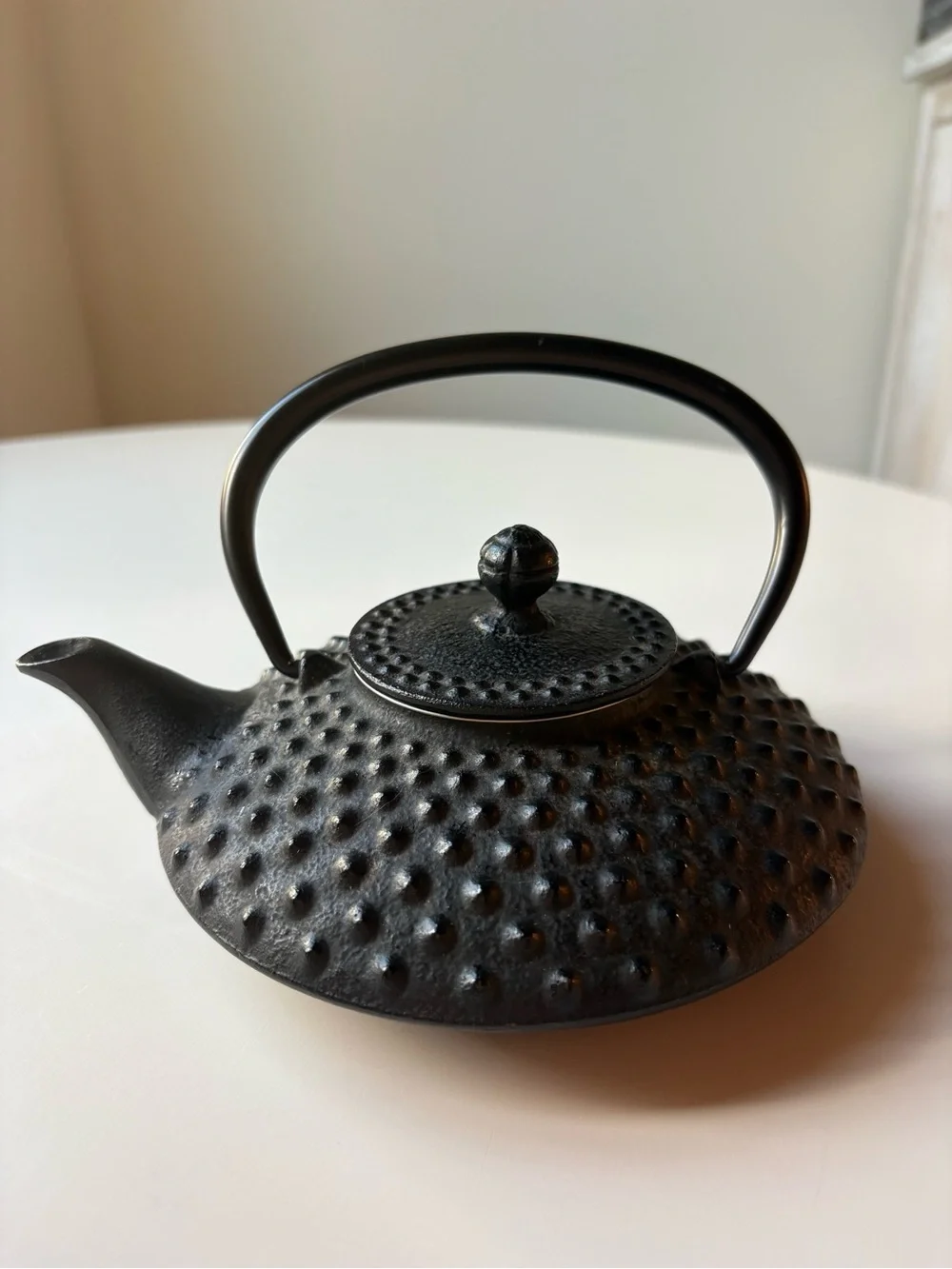 Japanese Iwachu Nambu Tekki Cast Iron Teapot Vintage Black